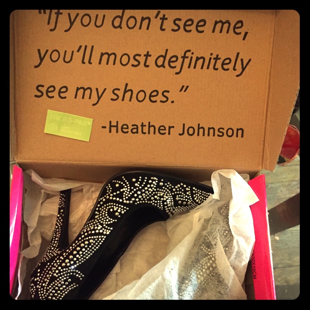 Heels with Rinestones